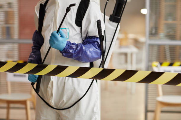 Professional Biohazard Cleanup technician working in Five Points, NC